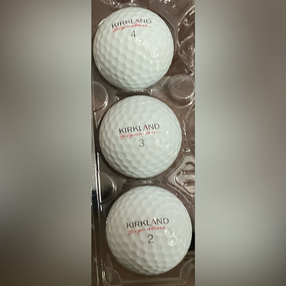 Kirkland golf balls. Set of 3